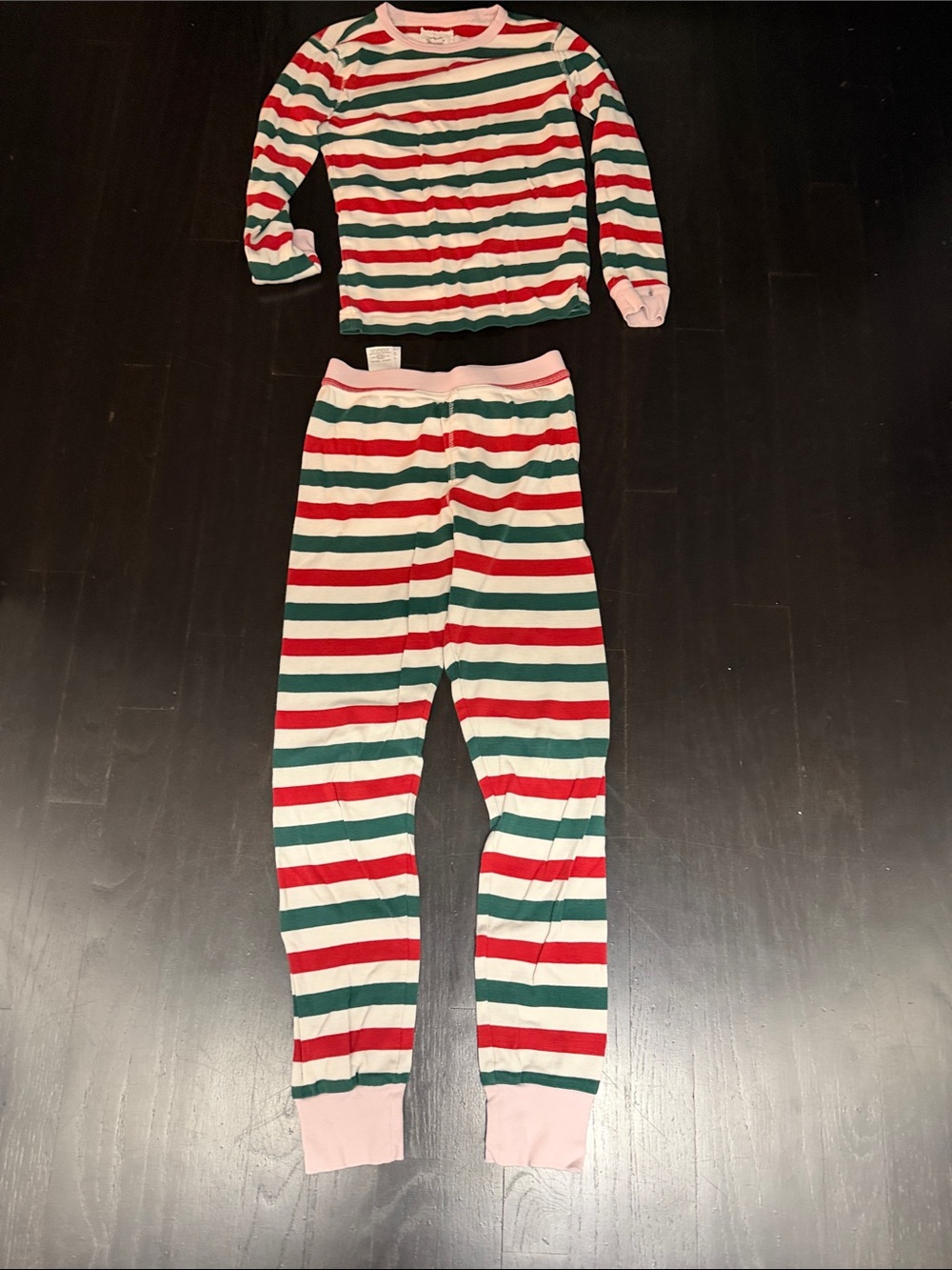 Crewcuts Striped Top in Red, Green & Pink